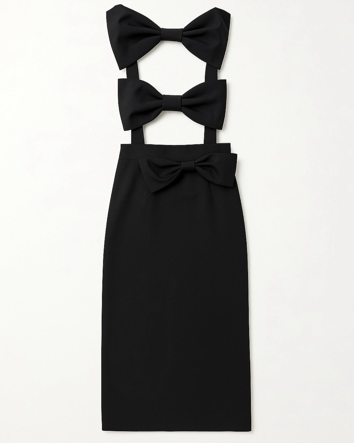 Multi-ribbon skirt