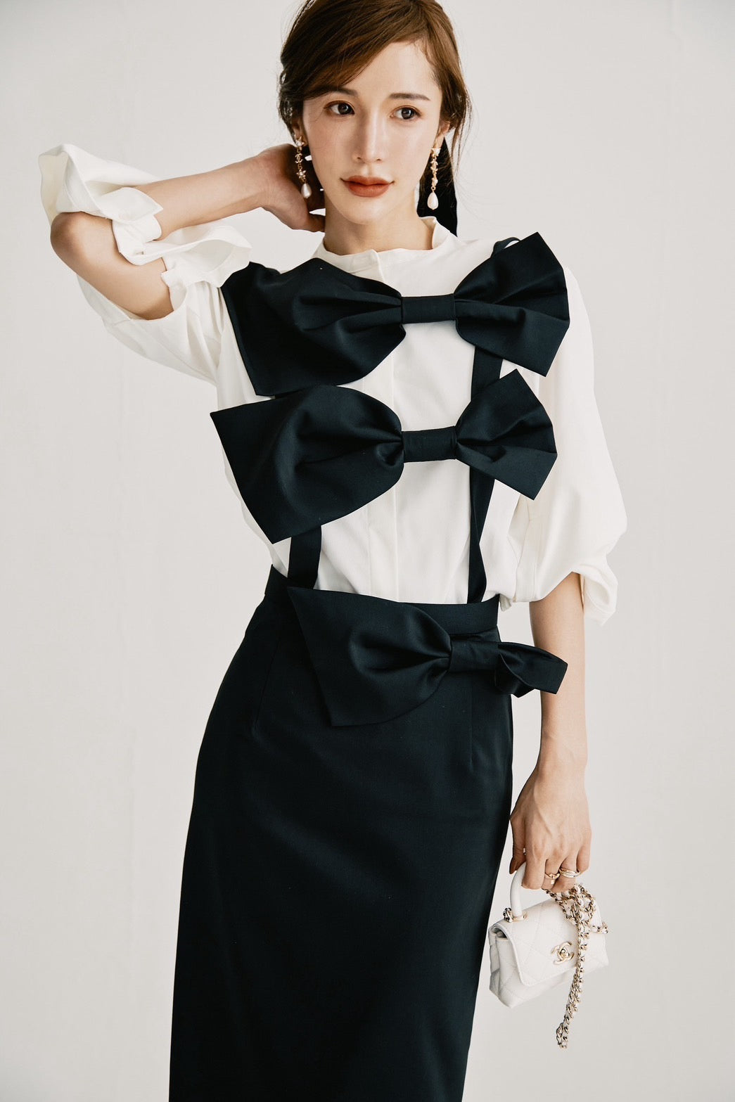 Multi-ribbon skirt