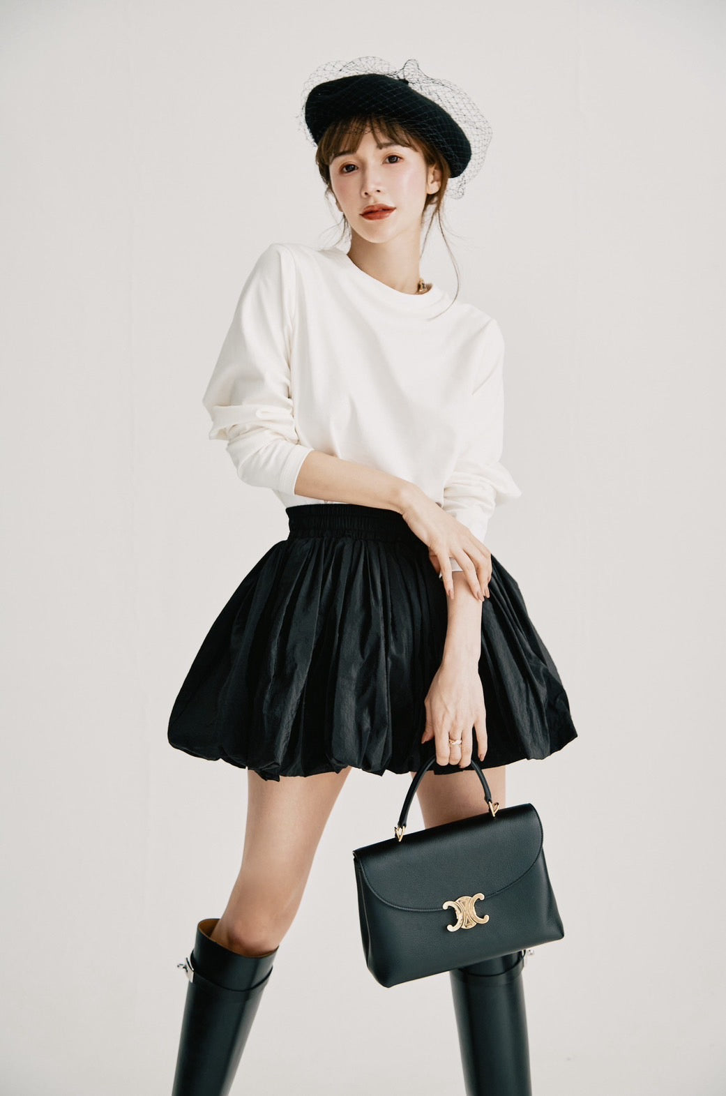 【即日発送】Balloon short skirt