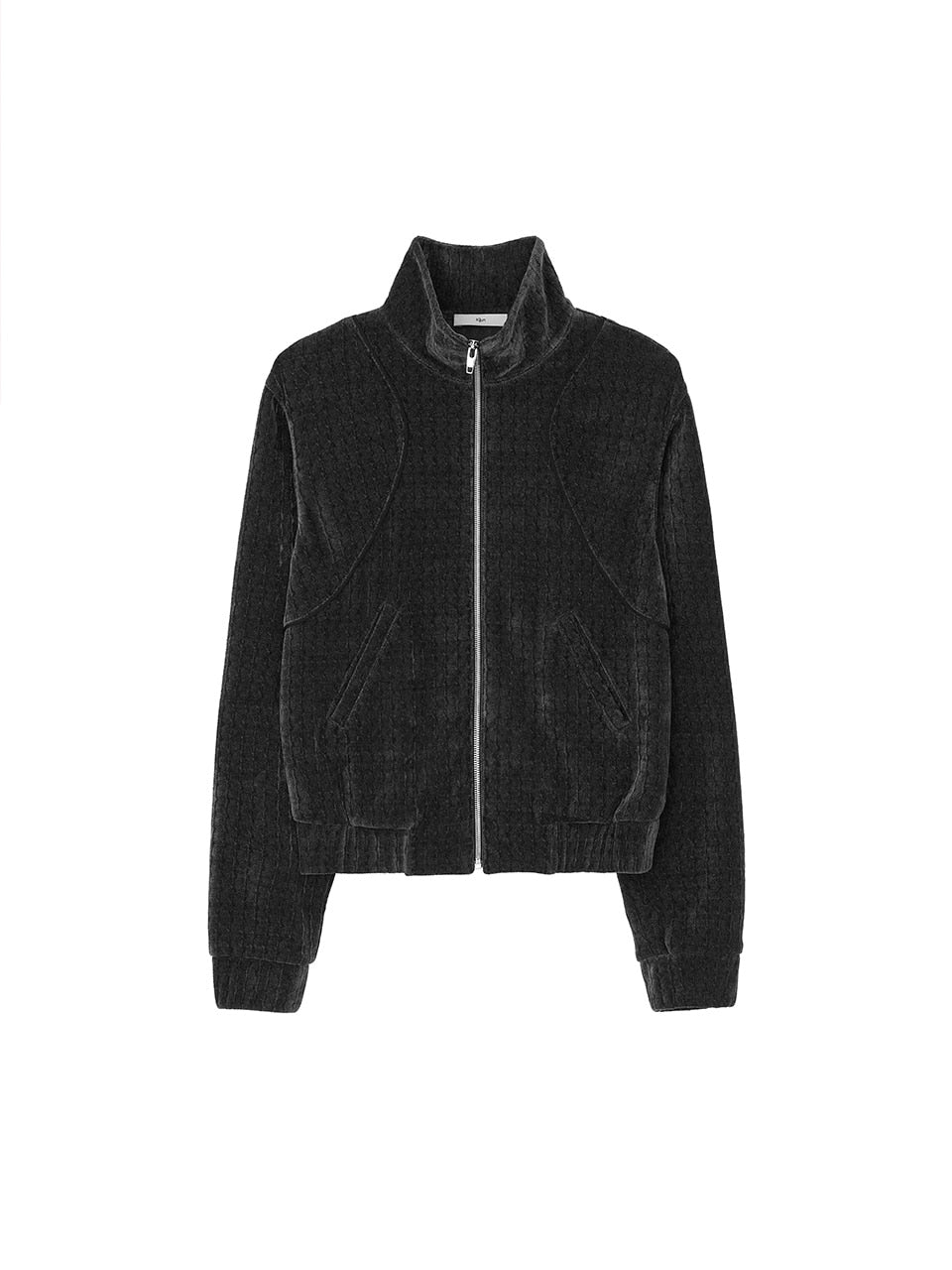 【KIJUN】Velour Zip-Up Jacket