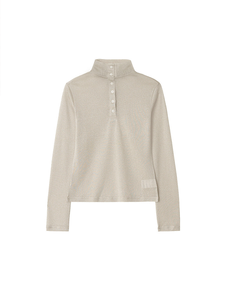【KIJUN】Two-Way Neck Glitter Top
