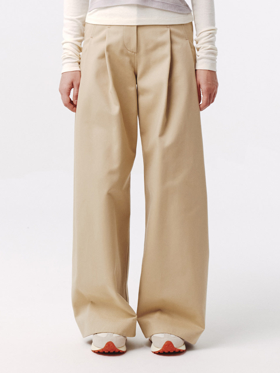 【KIJUN】Curved Seam Corduroy Pants