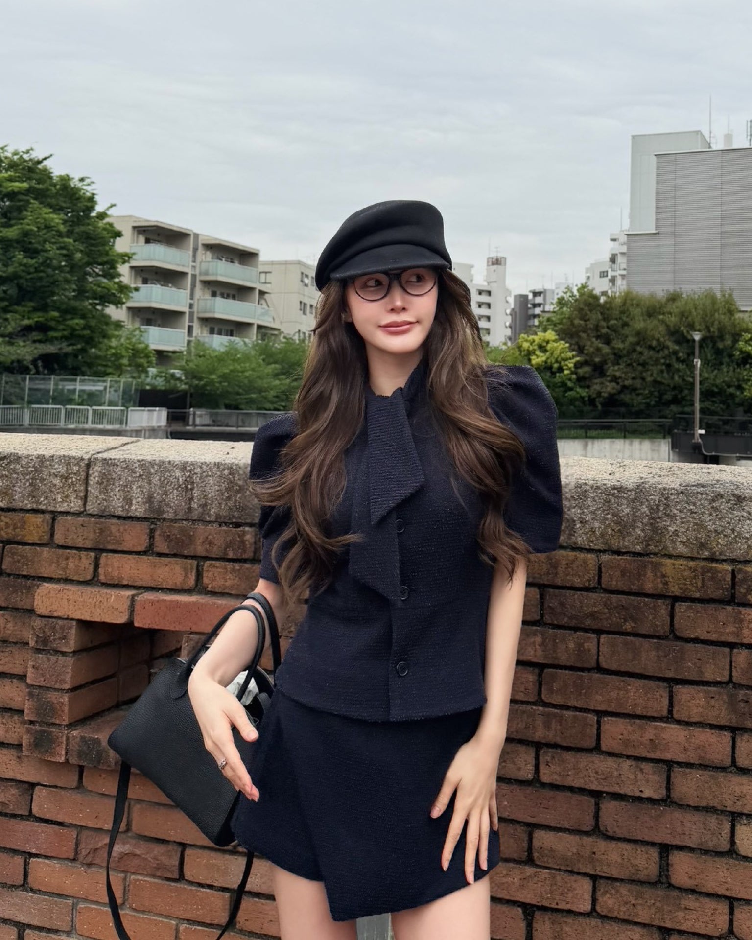【即日発送】Cammy Kuit Ribbon Blouse