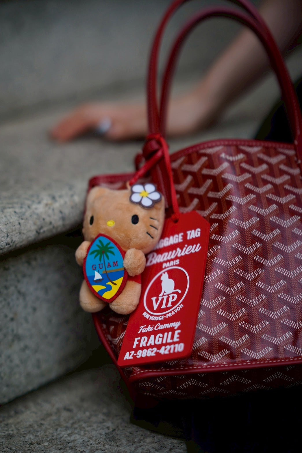 【即日発送】VIP cat bagage tag（Fuki Cammyモデル）
