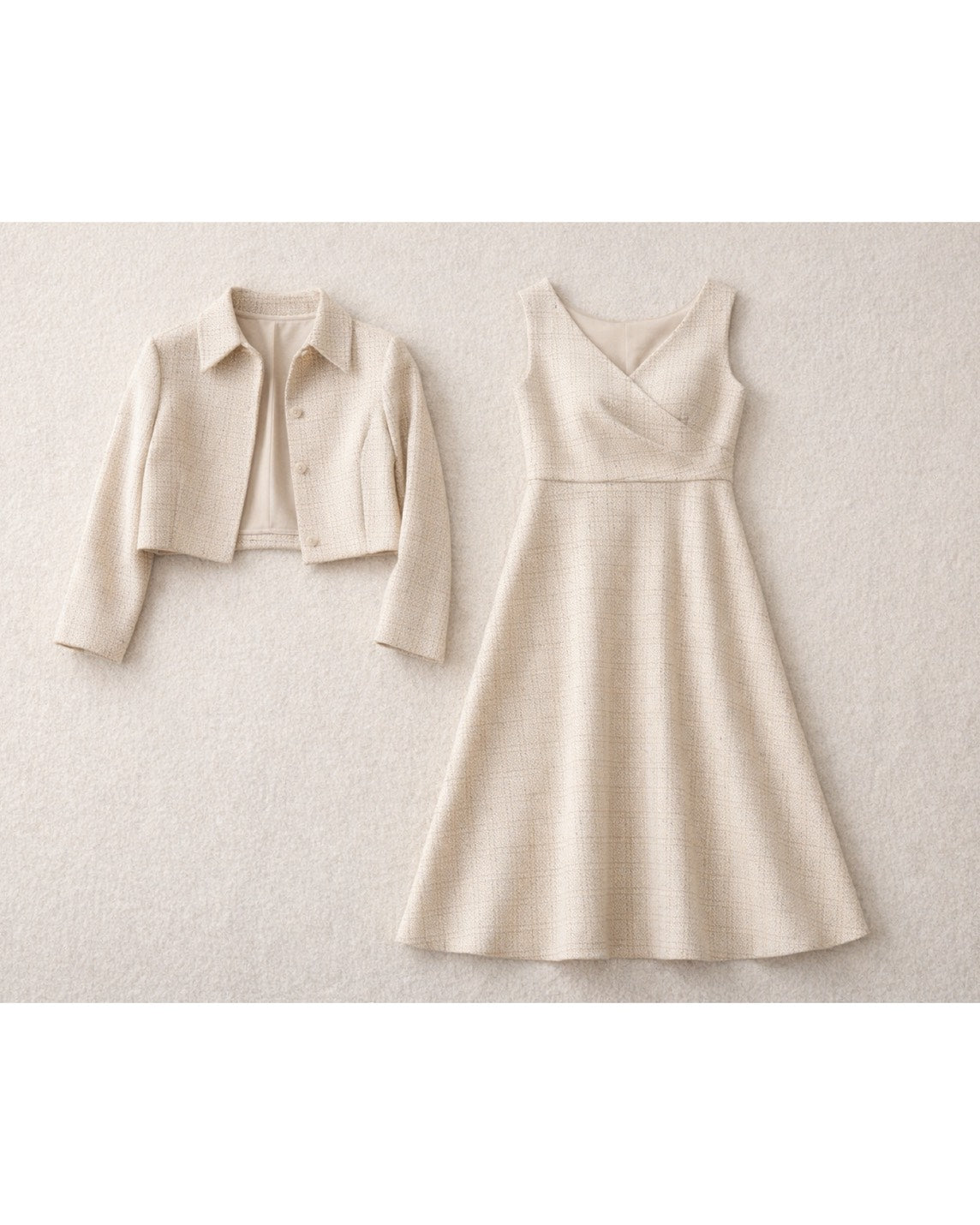 【5月中旬発送】Check Jacquard Cropped Jacket