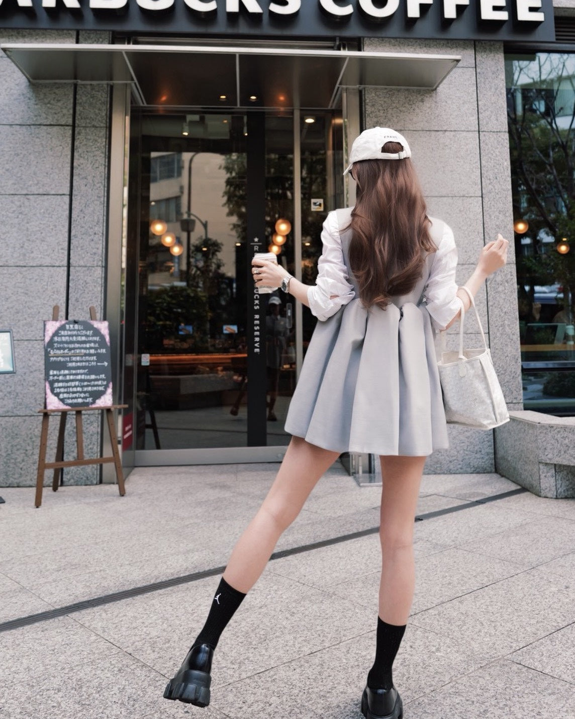 【５月中旬発送】Sleeveless Balloon Peplum Top