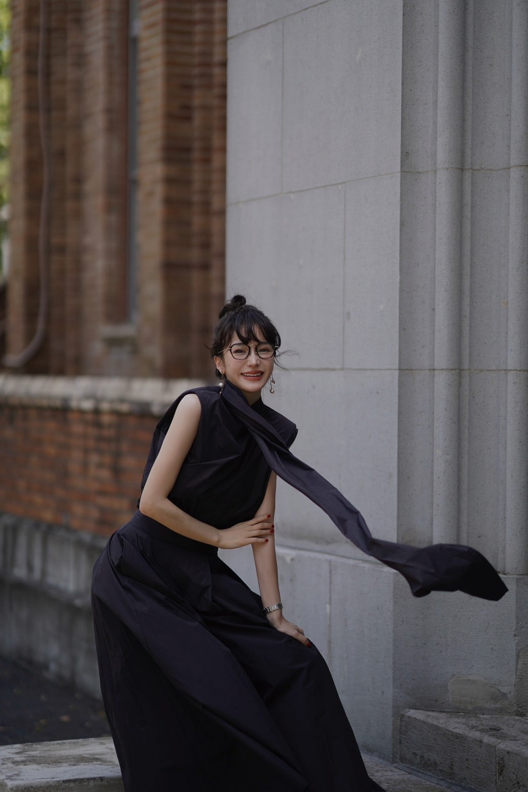 【即日発送】Matte satin flared pants