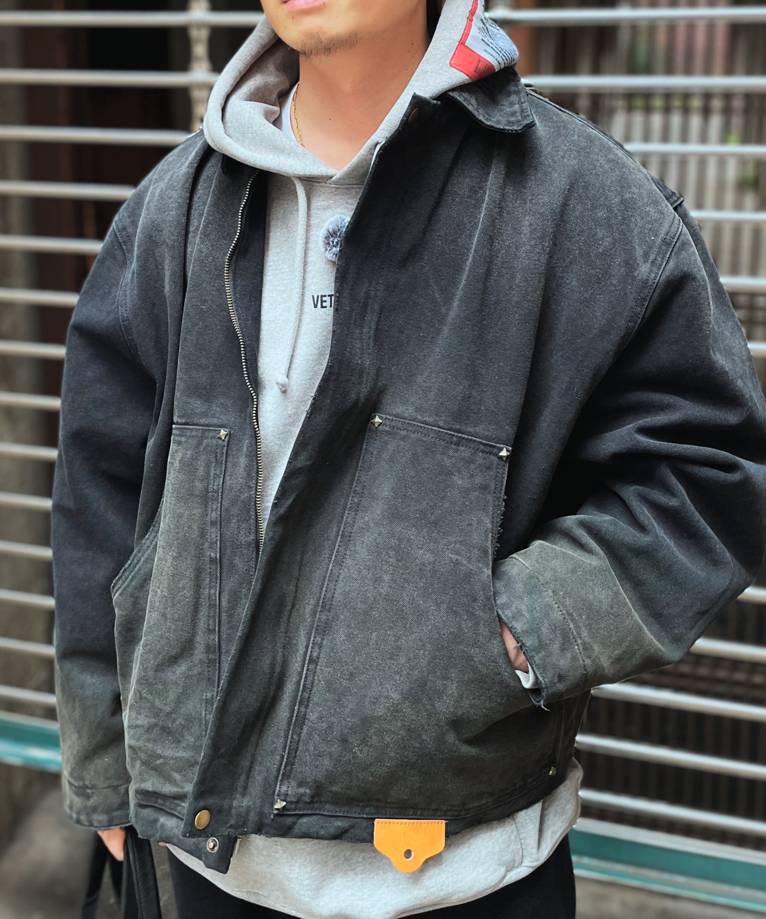 【Untitled Artworks】Workwear Jacket Black