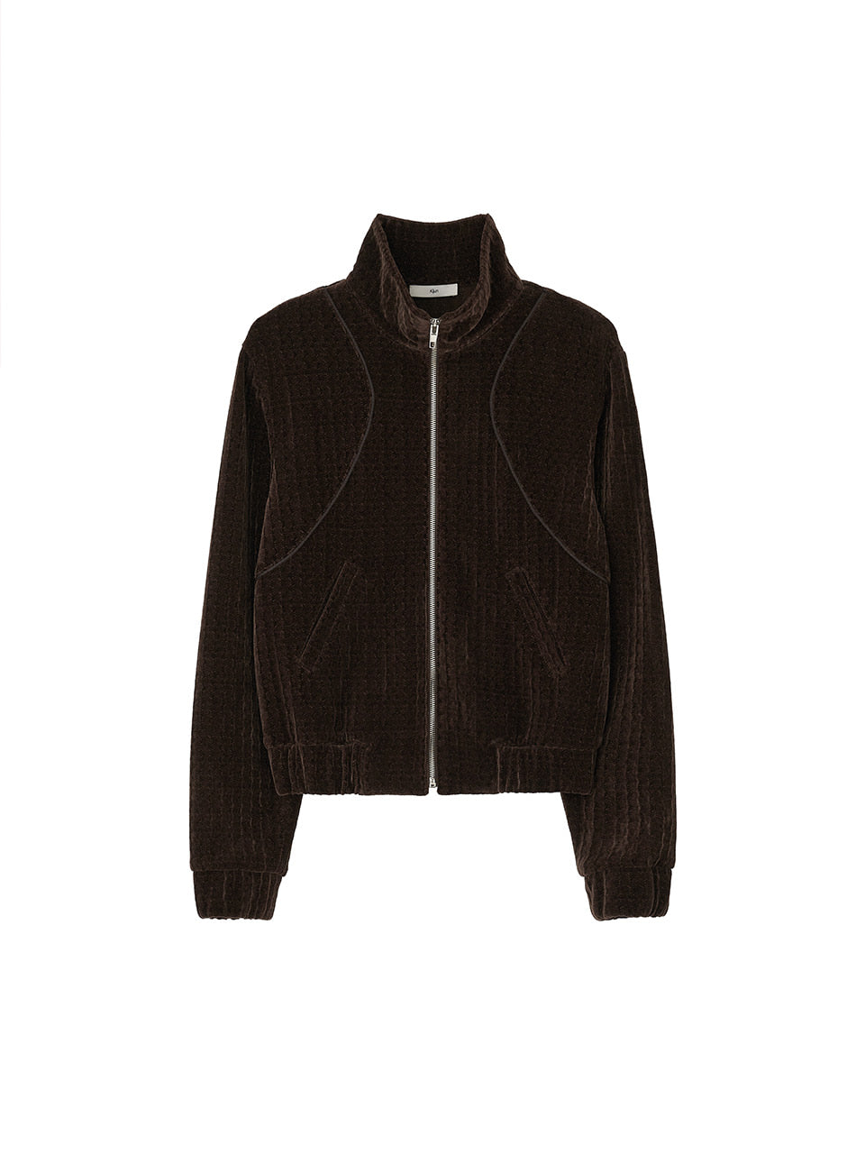 【KIJUN】Velour Zip-Up Jacket