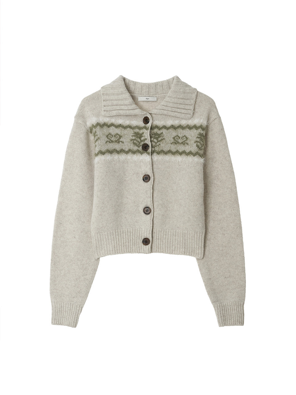 【KIJUN】Nordic Knit Cardigan