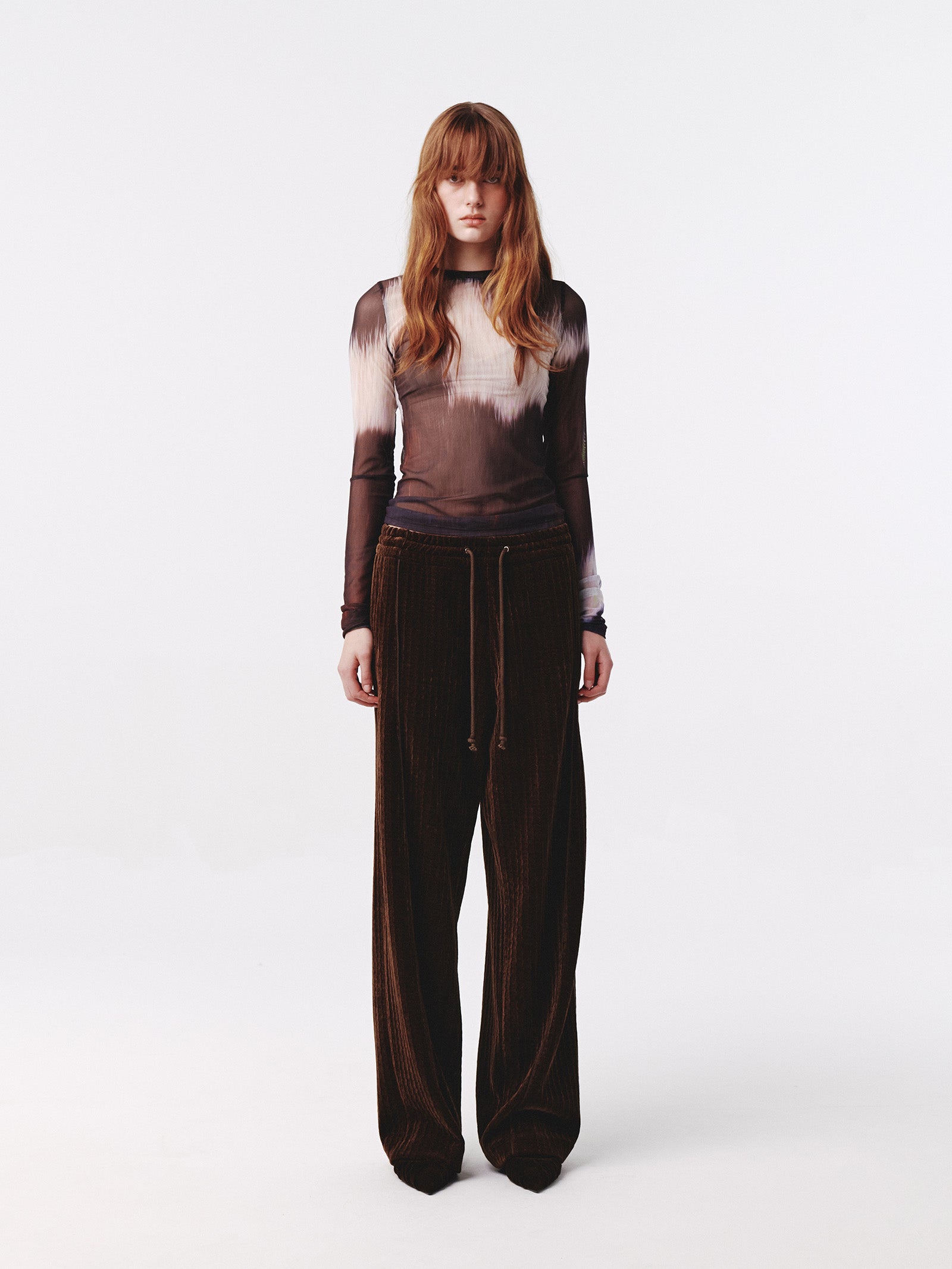 【KIJUN】Pony Mesh Top