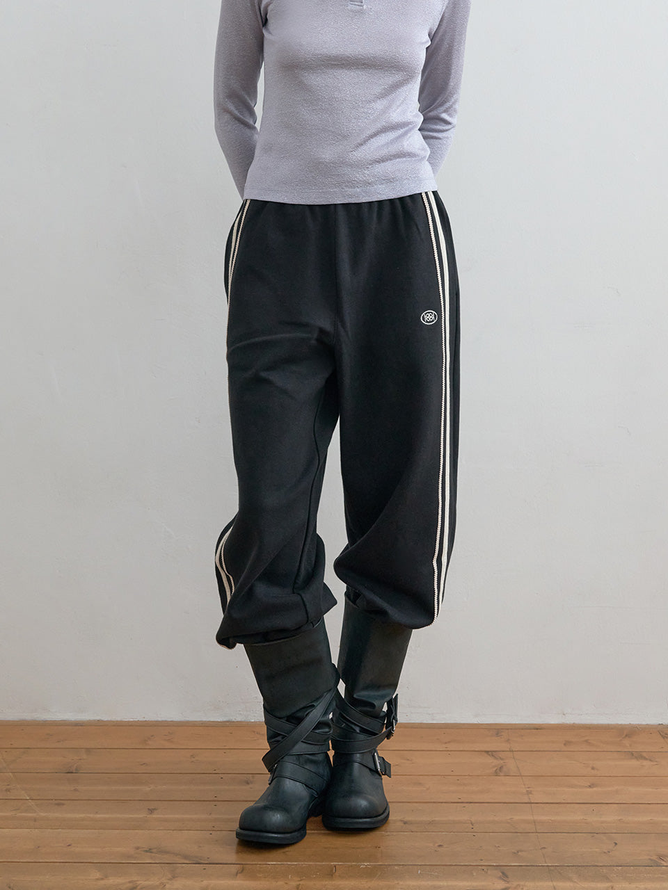 【KIJUN】Double Line Track Pants