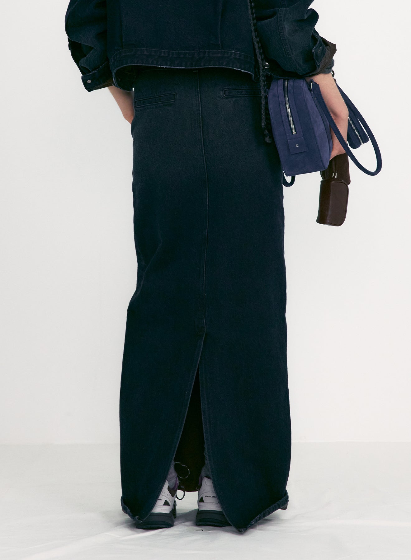 【LOW CLASSIC】DENIM　MAXI SKIRT
