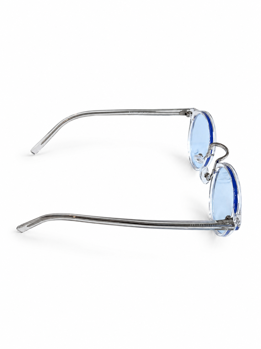 CLEAR OVAL SUNGLASSES