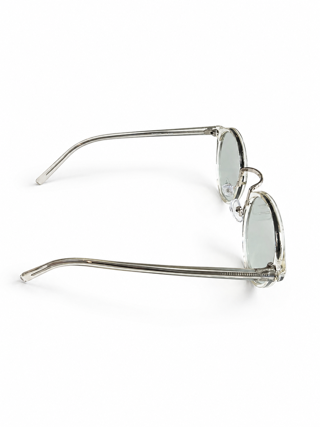 CLEAR OVAL SUNGLASSES