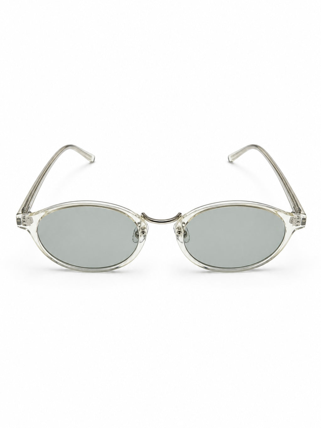 CLEAR OVAL SUNGLASSES