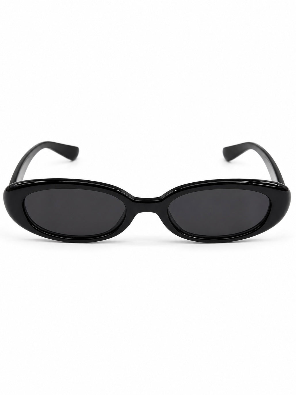 BOLD SLIM OVAL SUNGLASSES